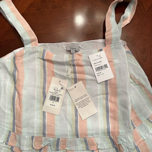 Reiss sandy linen blend shift dress size  Medium and Large, NWT - Picture 9 of 11